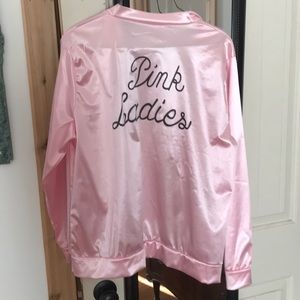 Pink Ladies Satin Jacket